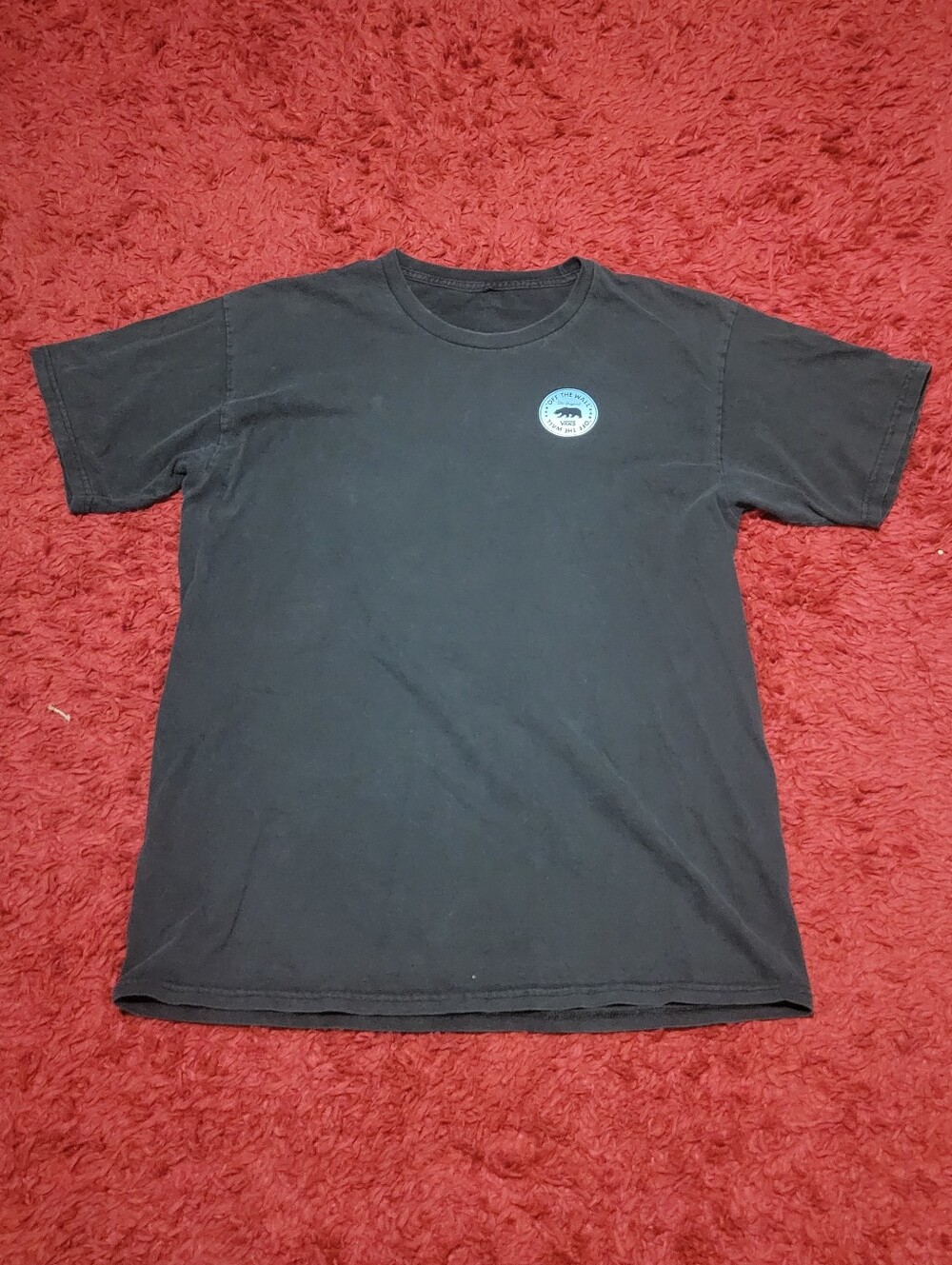 Black Vans Off The Wall Tee Shirt Mens Size Large